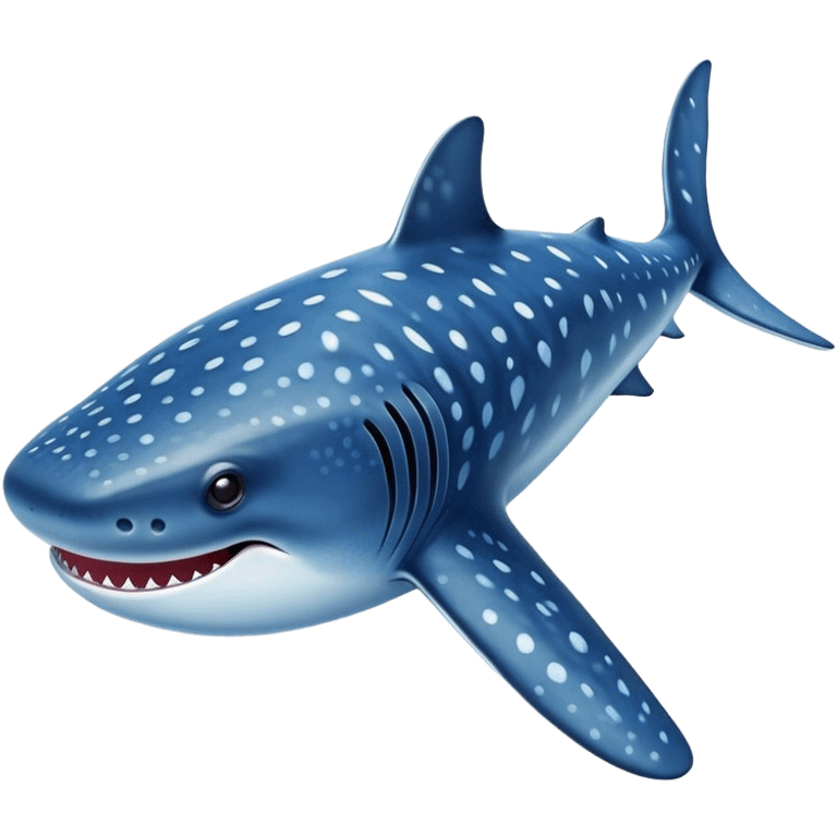 Whale Shark looking like a whale emoji