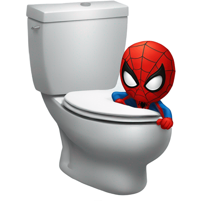 spiderman in toilet emoji