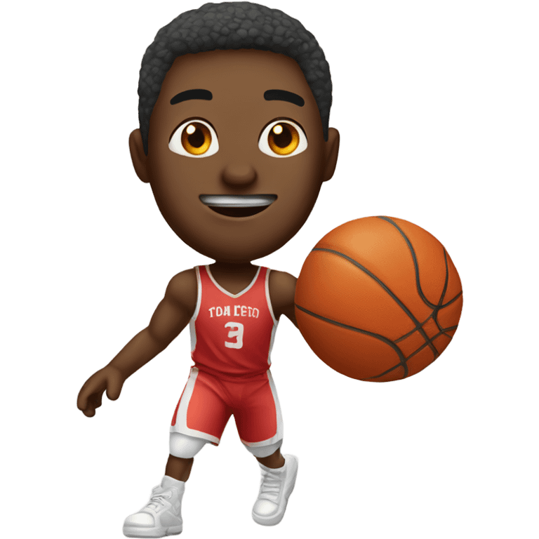 Basketball player with rim  emoji