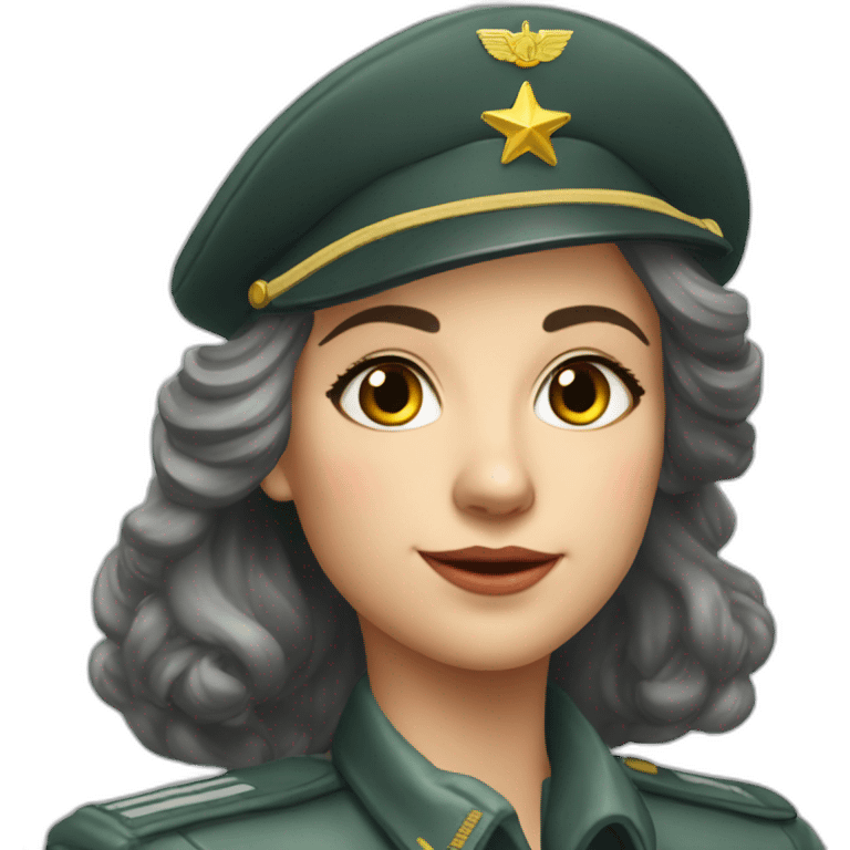 Soviet pilot liliya longhair emoji