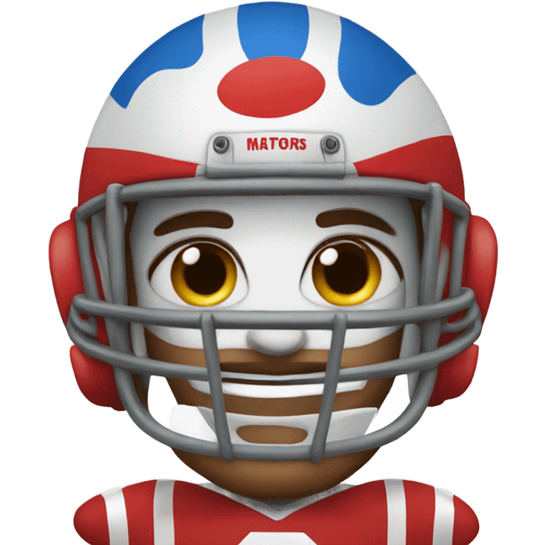 Clown in football pads emoji