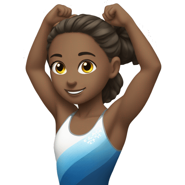 summer olympics girl beam gymnastics emoji