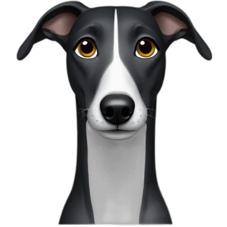 black-greyhound-face emoji