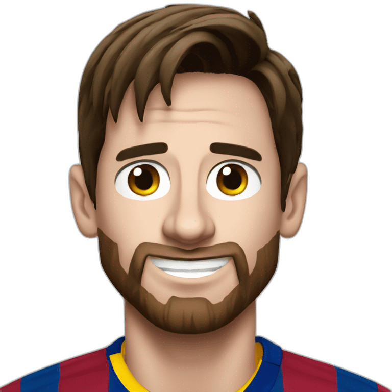 messi barcelona emoji