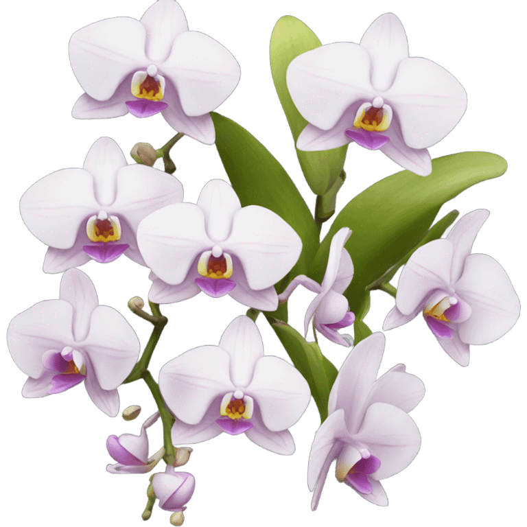 orchids emoji