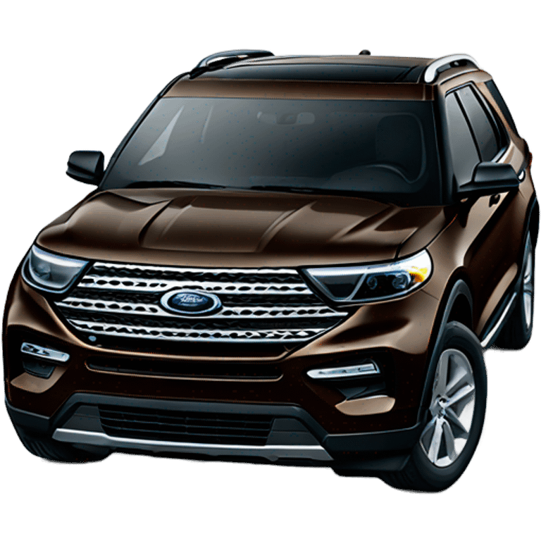 2021 black Ford explorer  emoji