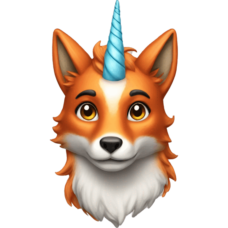 fox unicorn emoji