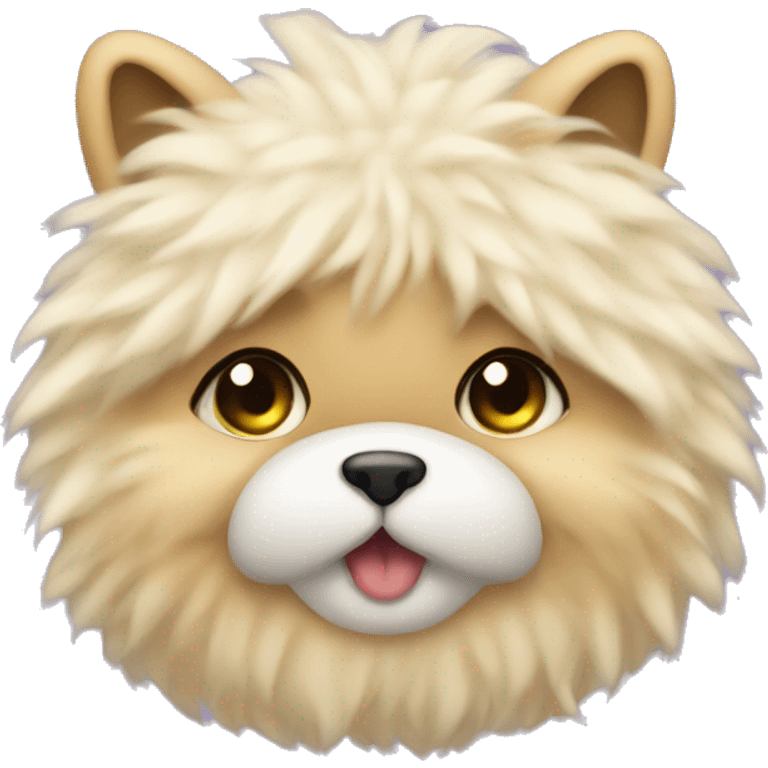 the fluffiest emoji imaginable emoji