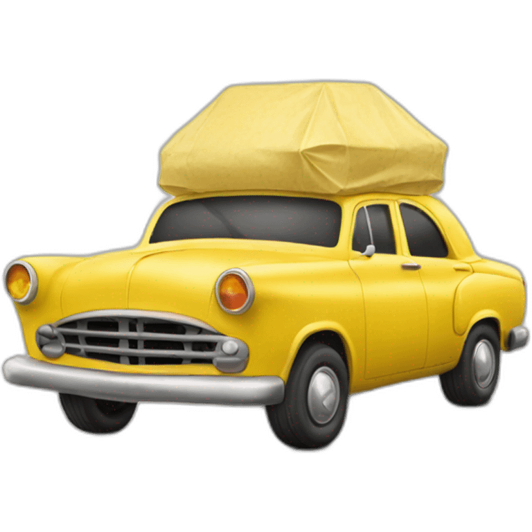 star in yellow car emoji