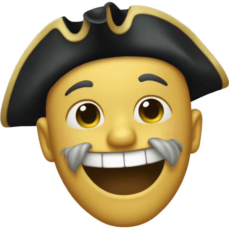 Pirate Laughing Emoji Face emoji