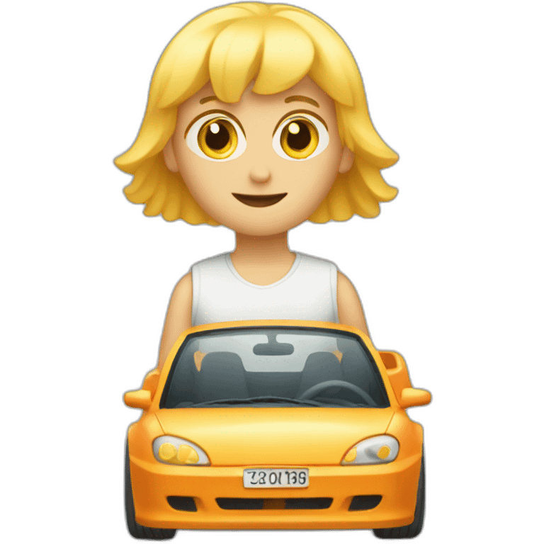 Voiture de course emoji