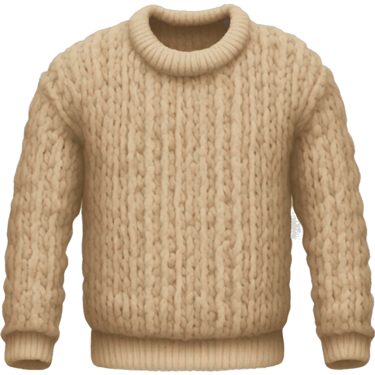 beige knit sweatee emoji