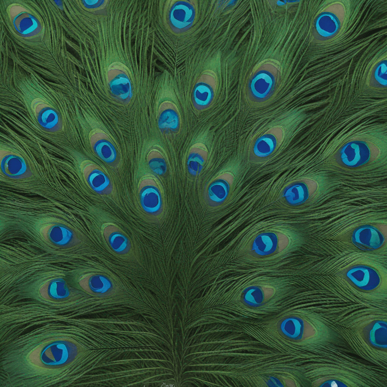 Peacock feather  emoji