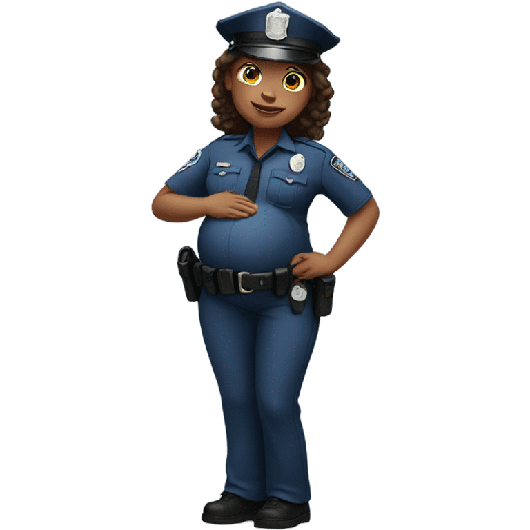 Police officer pregnant pregnant pregnant maternity photos realistic police emoji