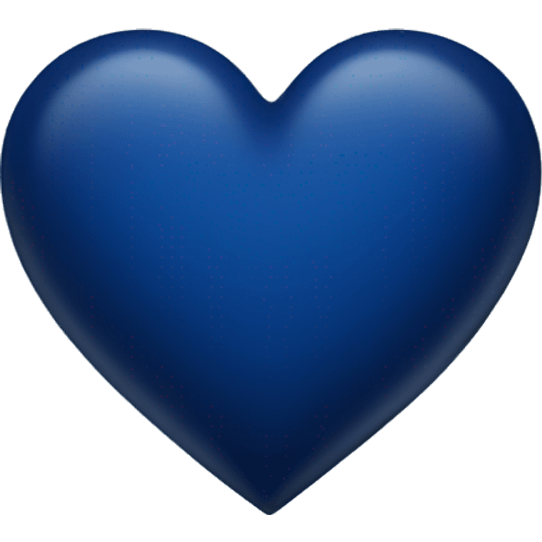 dark blue heart emoji