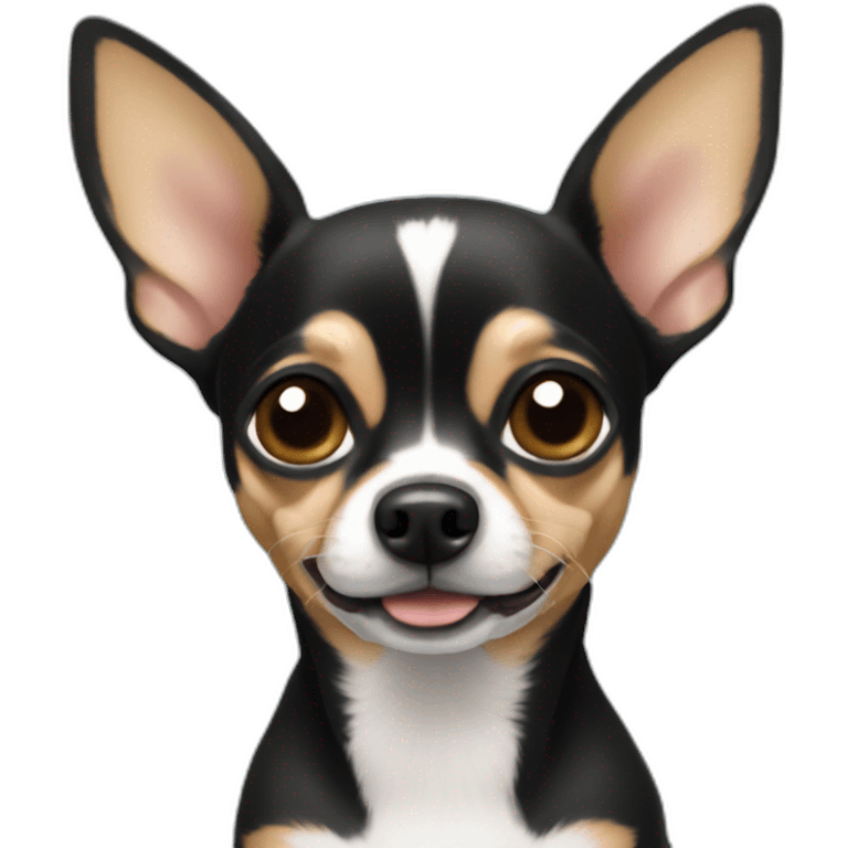 chihuahua NEGRO LENGUA emoji