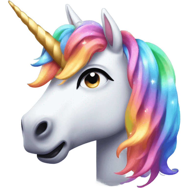 Rainbow unicorn  emoji