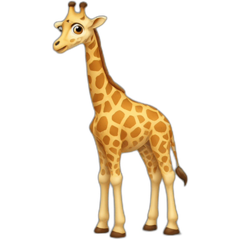 Short giraffe comedy standup emoji