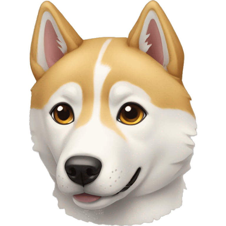 Jindo dog husky dog emoji