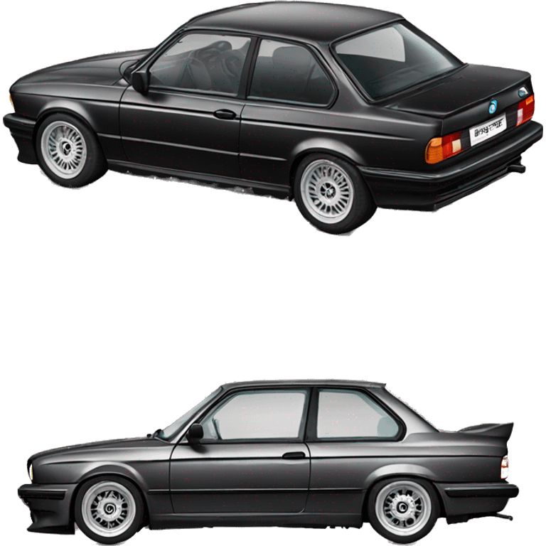 black bmw e30 emoji