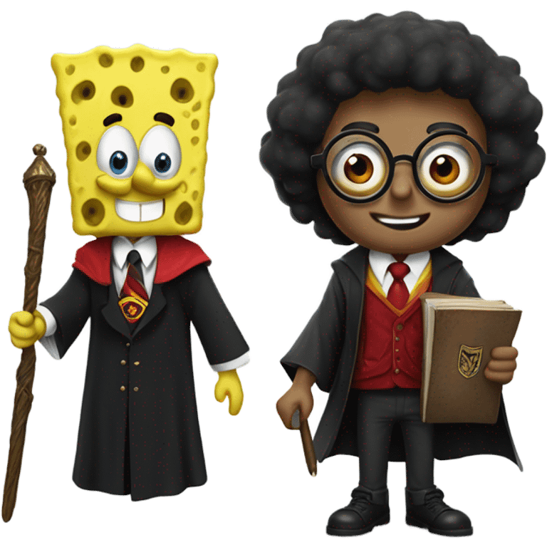 SpongeBob and Harry Potter’s clothes emoji