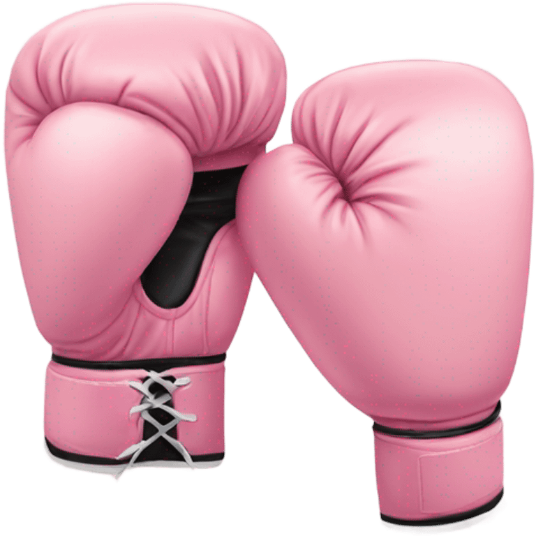 pastel pink boxing gloves emoji