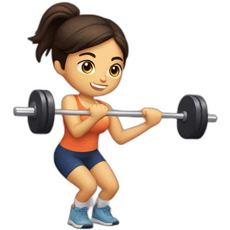 Susana-Pedrosa-Godoy lifting weight emoji