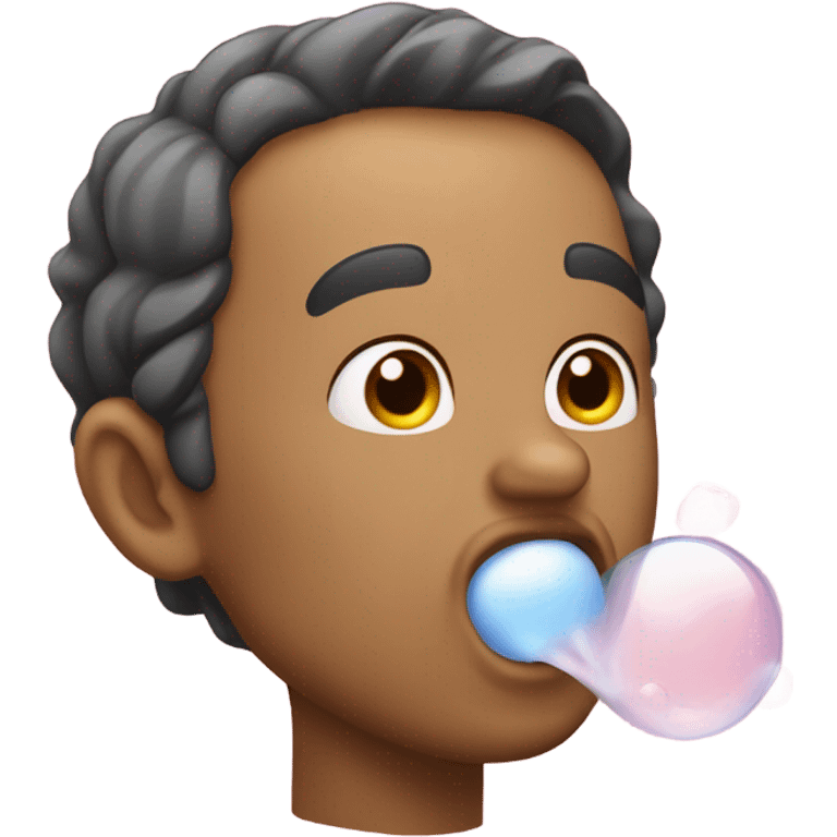 a dude gargling  emoji