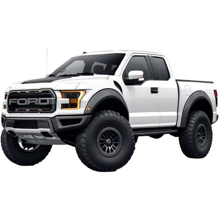 Ford f150 Raptor - Ford (Model Year: 2024) (Iconic colour: White) emoji