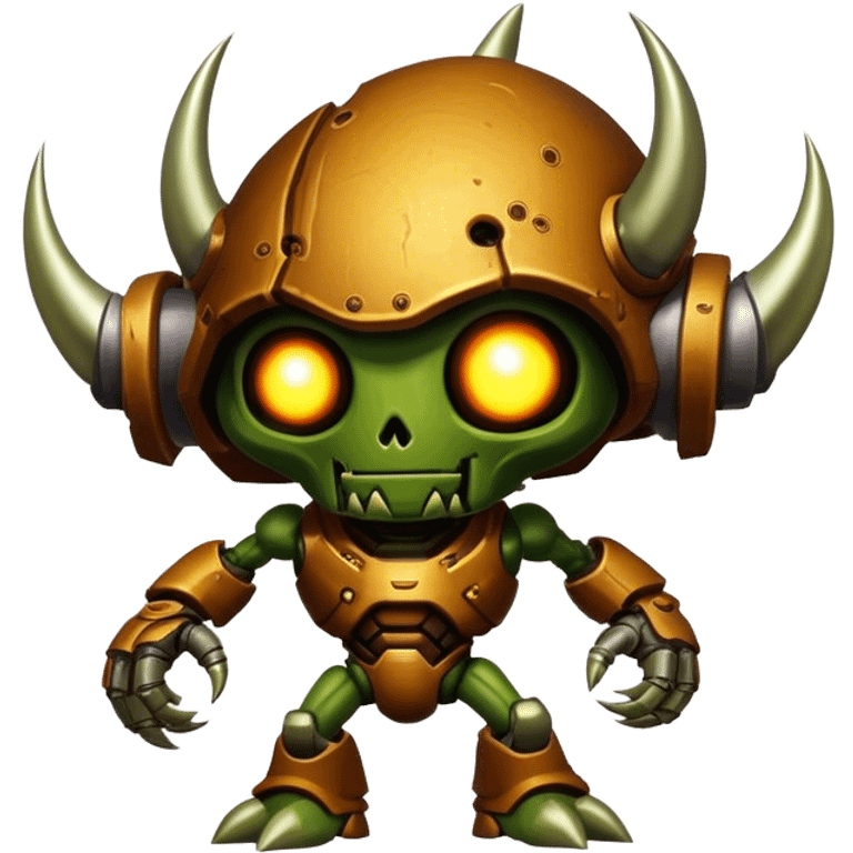 3D, cinematic ultra detailed 32k HD Doom srhoom in pvz 1, brought to life with stunning visual details, each lash, eye, and hair is shown in stunning detail, rich textures, visually rich, so lifelike that it feels like it could leap off the page at any moment emoji