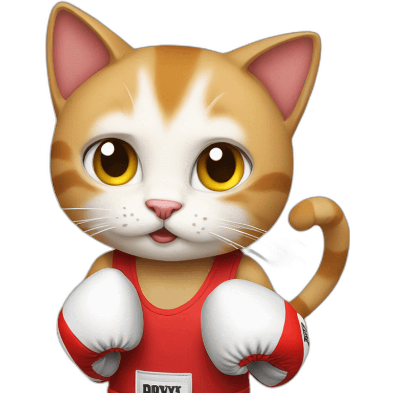 boxing cat emoji