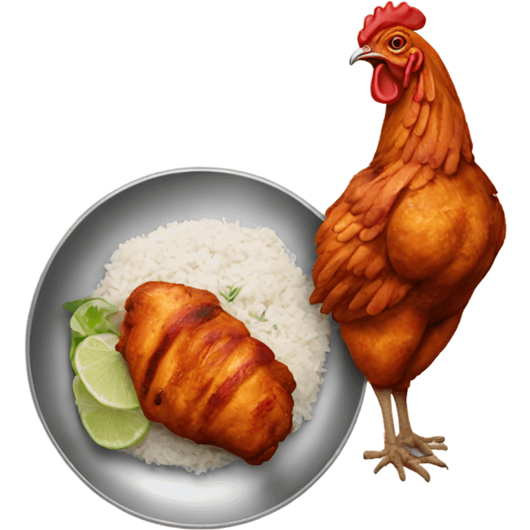 Tandoori chicken  emoji