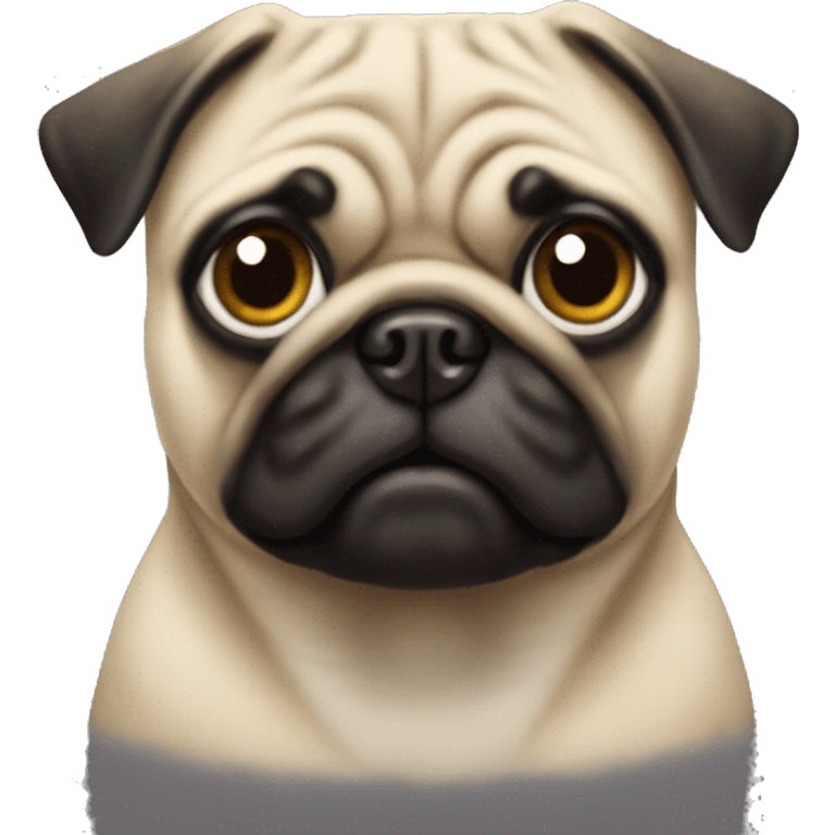 a pug emoji