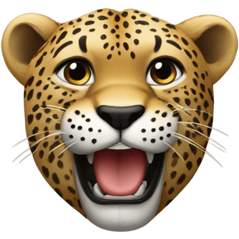 Me creas un corazón de leopardo emoji