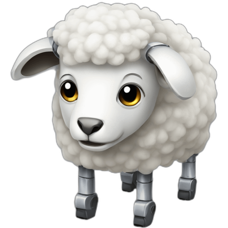 robot sheep emoji