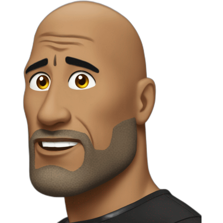 The rock qui chante emoji