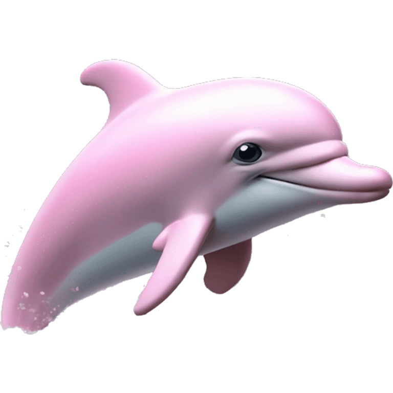 Pastel-pink-colors-dolphin emoji