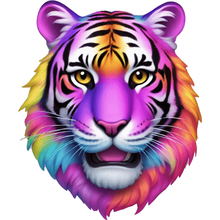 Lisa frank tiger emoji