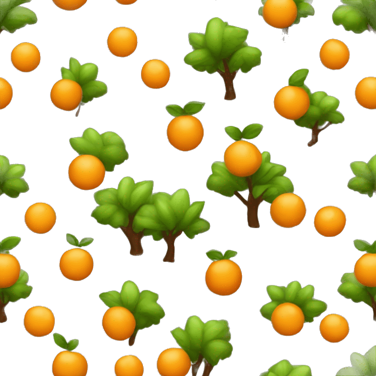 Hojas de árbol marrones y naranjas emoji