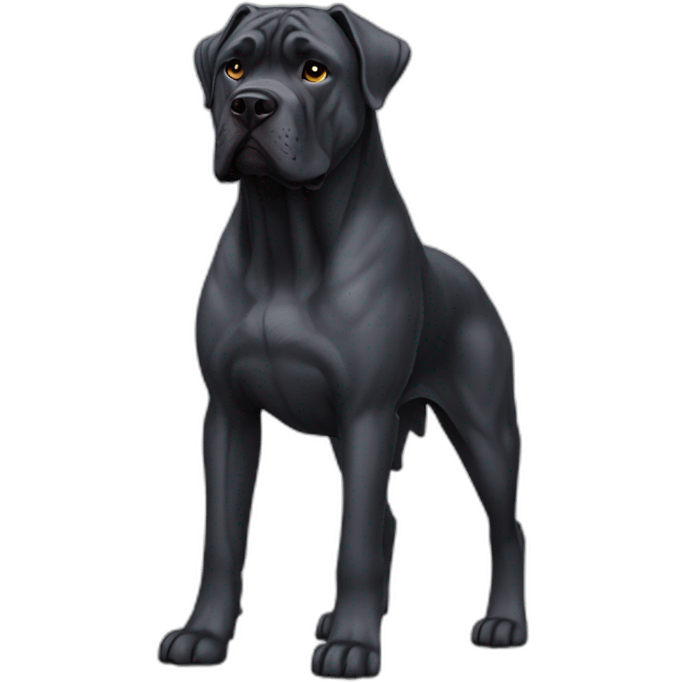 Dog Cane Corso full body emoji