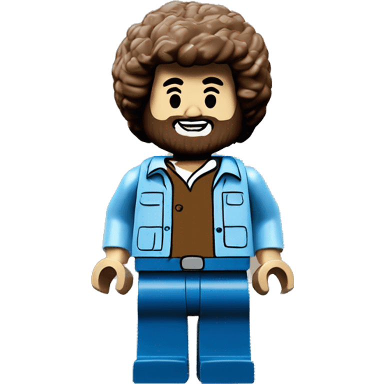 Bob Ross Lego Full body emoji