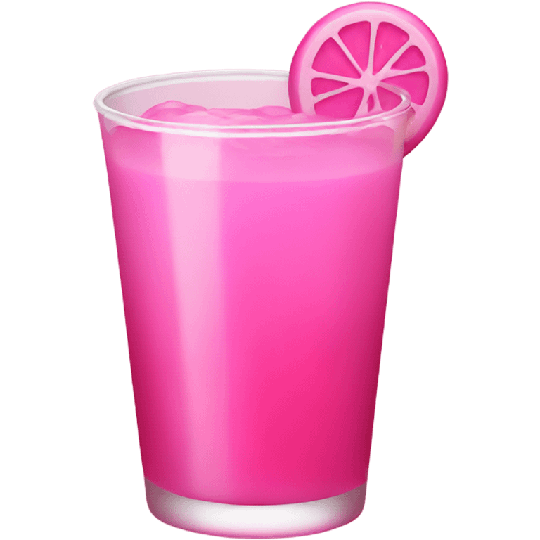 Pink drink emoji