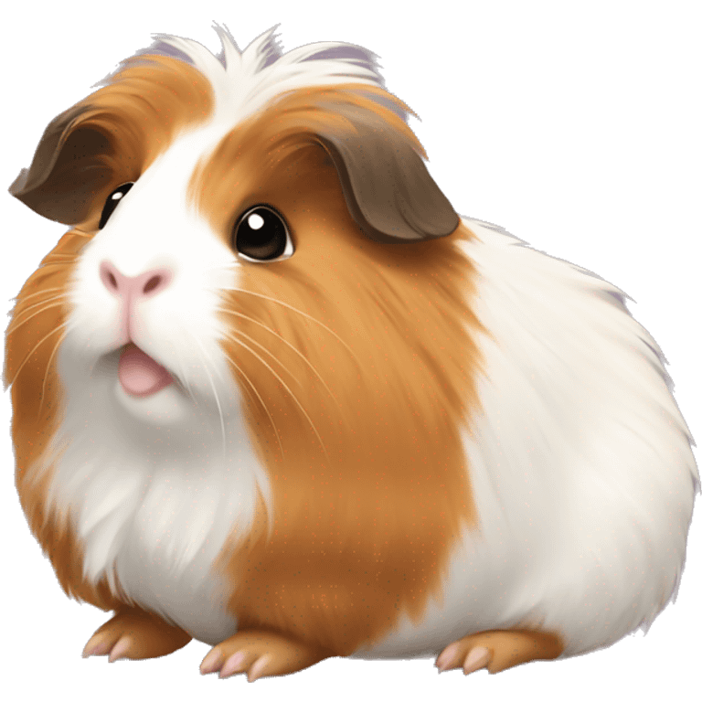 Fluffy guinea pig emoji