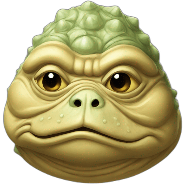 Jabba the Hutt head emoji