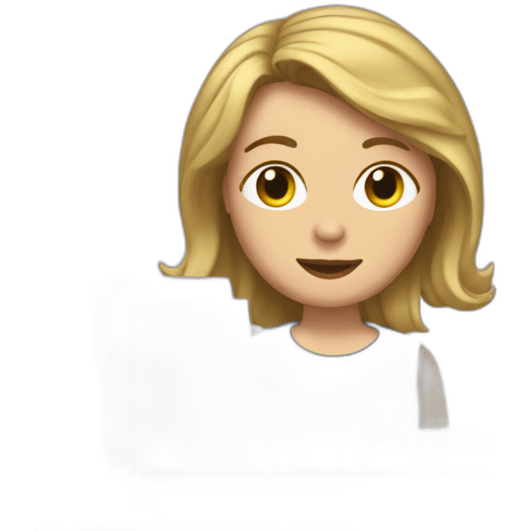 darcy glennen on the computer emoji