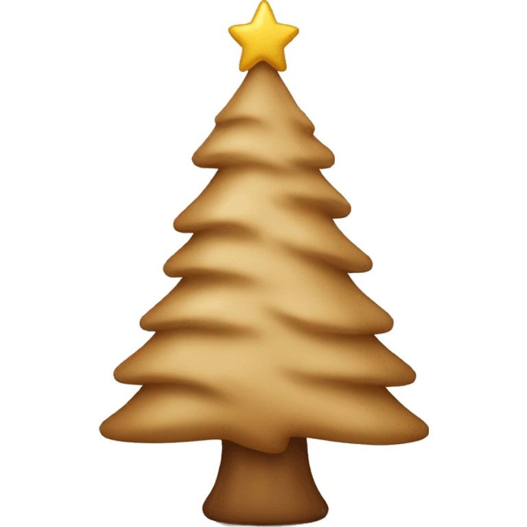 Tan Xmas tree emoji