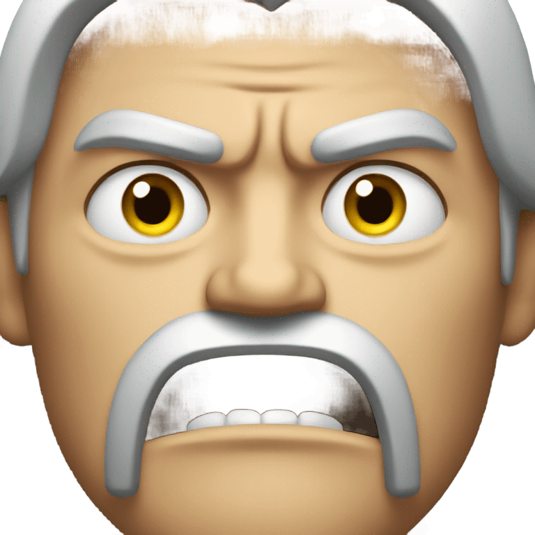 Angry man emoji