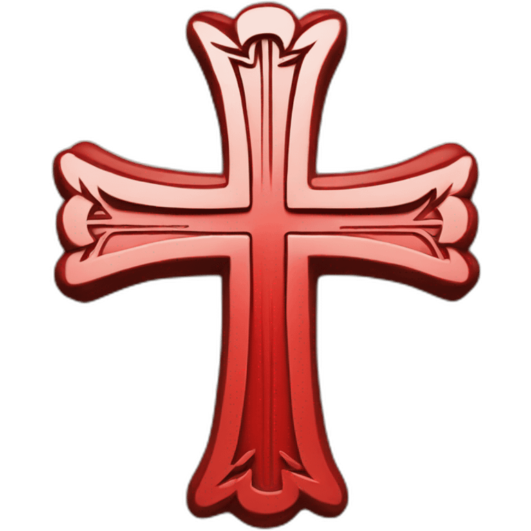 Red christian cross emoji