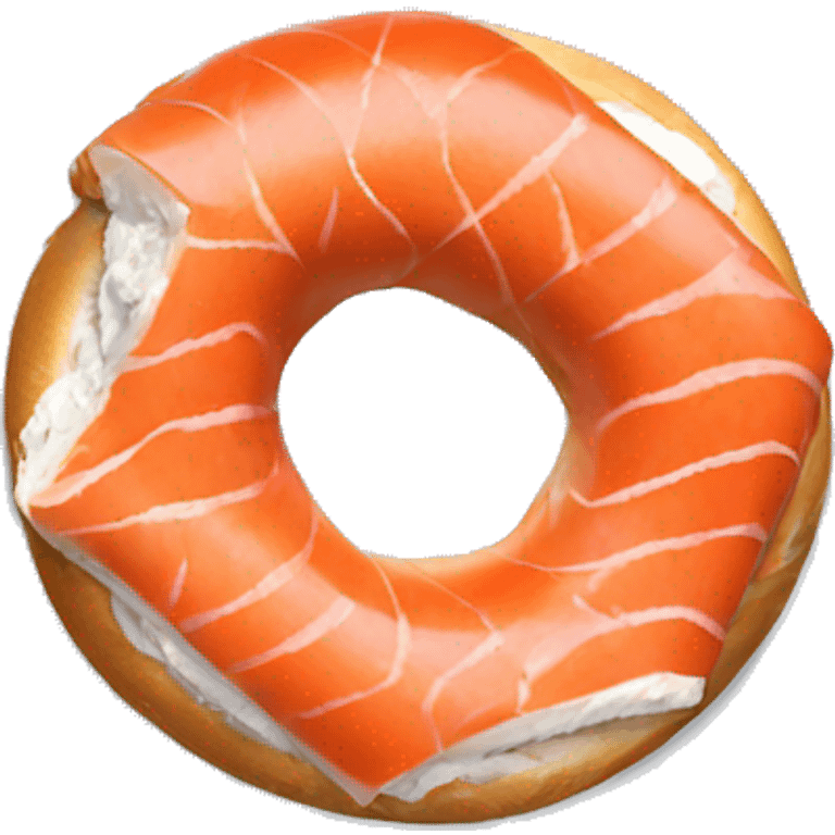 Salmon Bagel  emoji