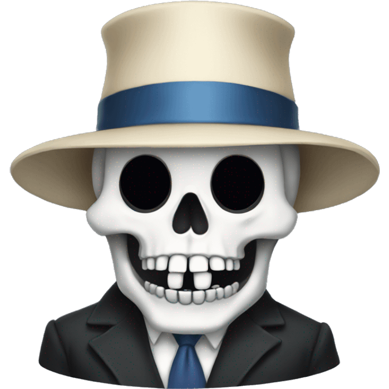 sans the skeleton with a trump hat emoji